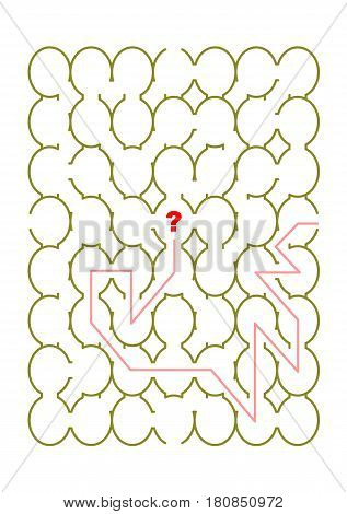 Oval or egg shaped maze game of kind type 