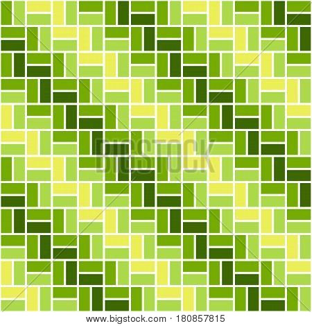 Seamless colored pattern with yellow and green color rectangles. Zigzag or sidestep view