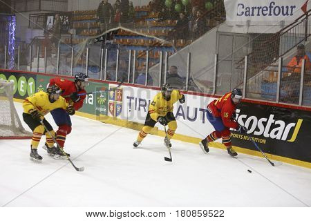 2017 Iihf Ice Hockey World Championship - Romania Vs Spain