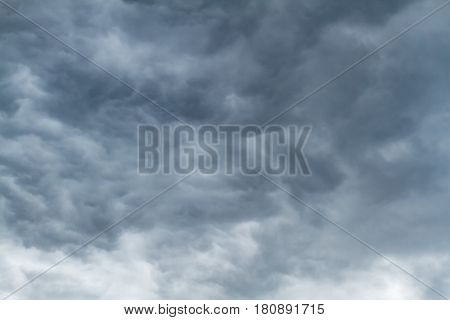 Dark clouds wheather