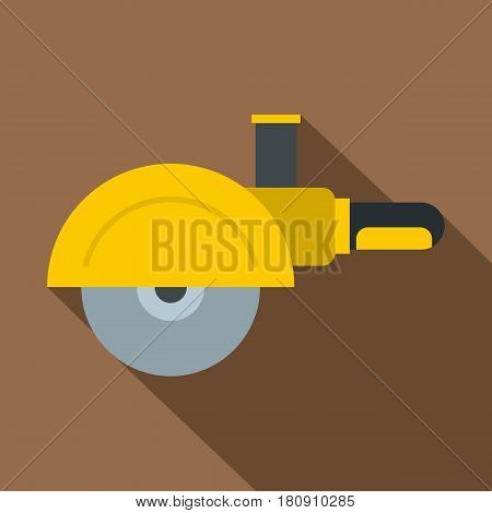 High speed cut off machine icon. Flat illustration of high speed cut off machine vector icon for web