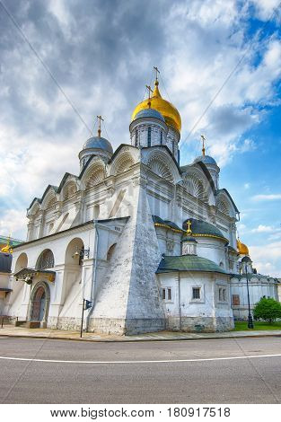 Cathedral of the Archangel in Moscow Kremlin ancient orthodox church of Russia