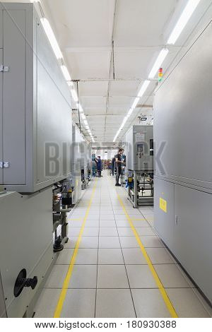 Modern Shop For The Production Of Cable Braiding