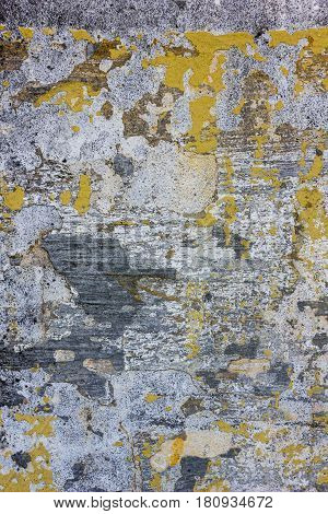 Old Threadbare Weathered Concrete Wall Texture