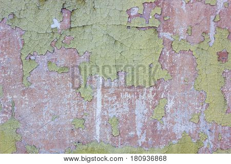 Old Threadbare Weathered Concrete Wall Texture