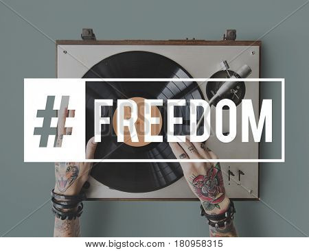 Freedom Positivity Hipster Music Hipster