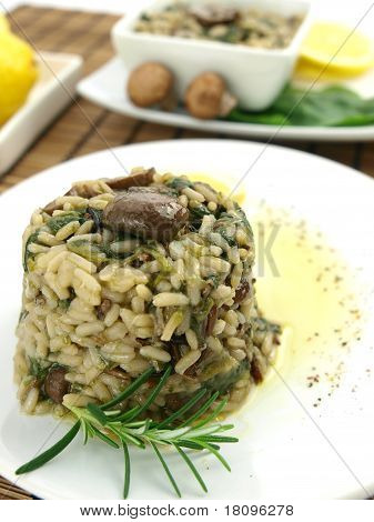 Risotto ze szpinakiem