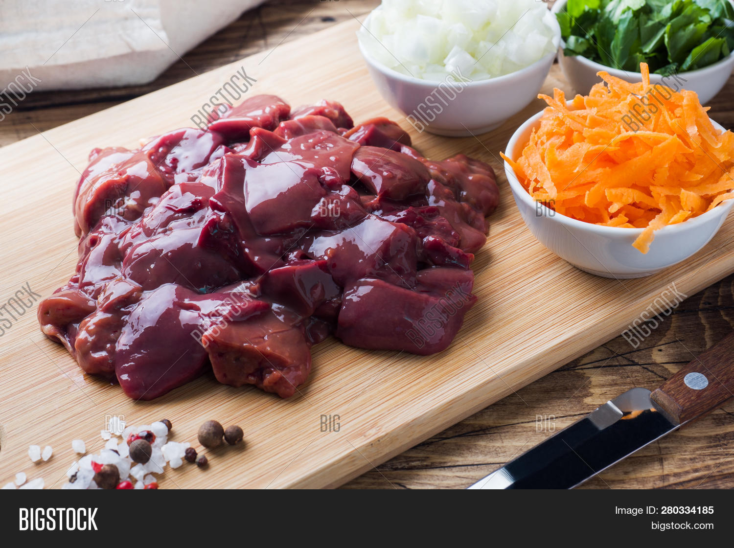 Raw Chicken Liver Image & Photo (Free Trial) | Bigstock