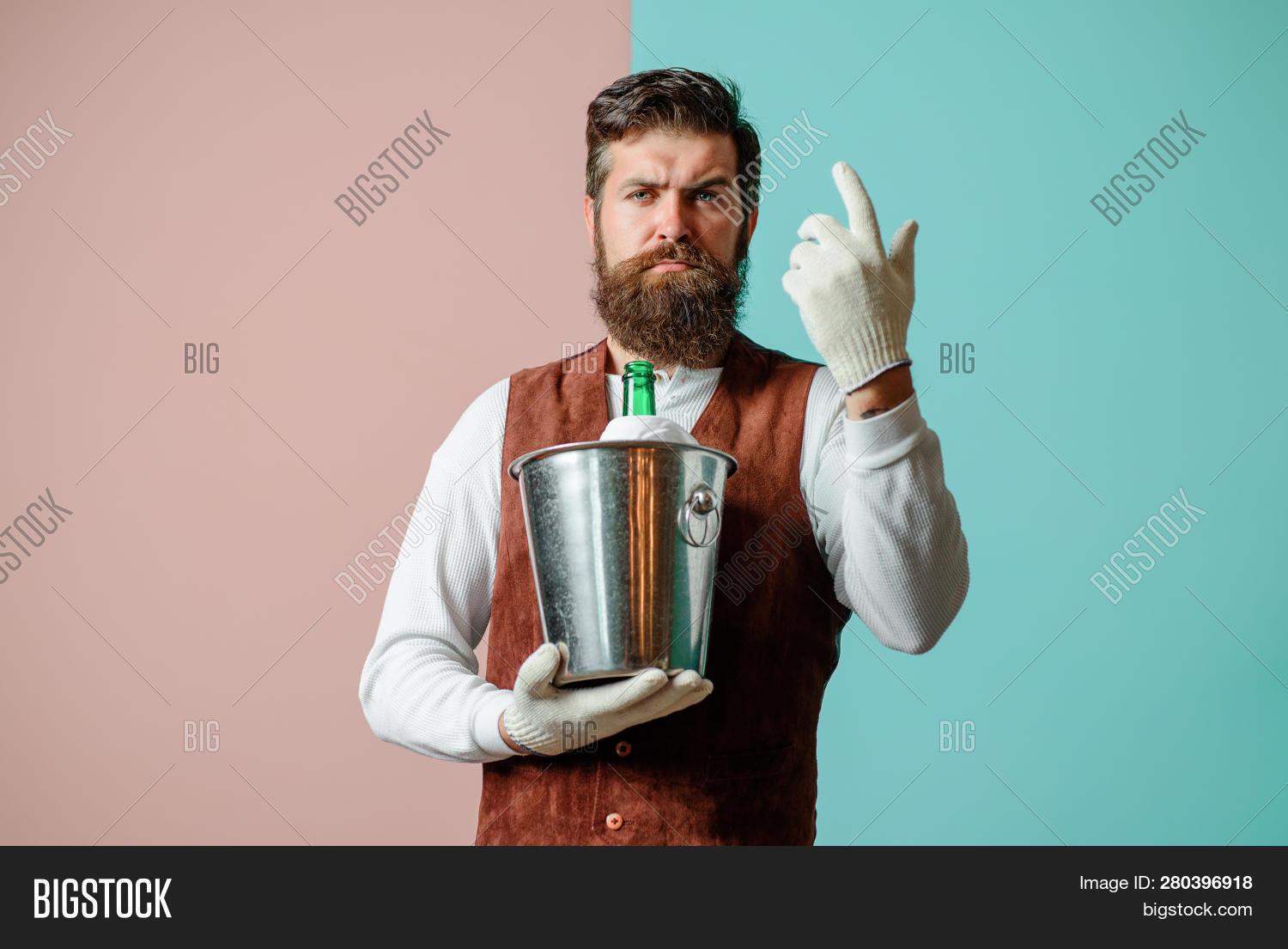 Butler Ice Bucket Image & Photo (Free Trial) Bigstock