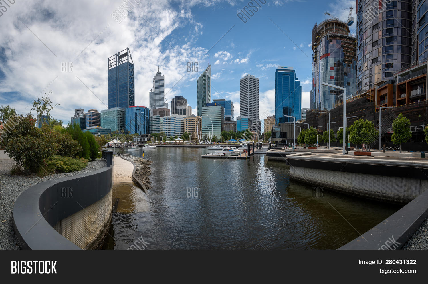 Panorama Perth Skyline Image & Photo (Free Trial) Bigstock