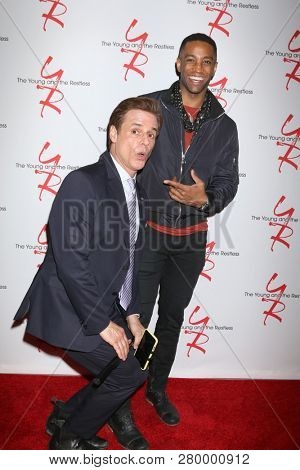 LOS ANGELES - JAN 17:  Christian LeBlanc, Brooks Darnell at the Young and the Restless Celebrates 30 Years at #1 at the CBS Television CIty on January 17, 2019 in Los Angeles, CA