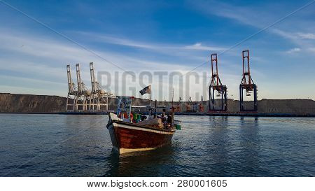 Boat At The Beautiful Gawadar Port Harbor Balochistan Pakistan 27/12/2018