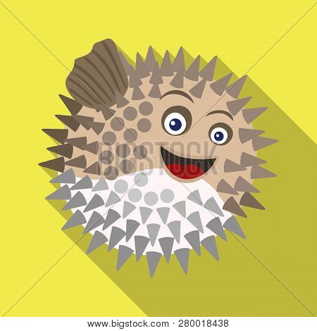 Vector Design Of Sea And Animal Logo. Set Of Sea And Marine Vector Icon For Stock.
