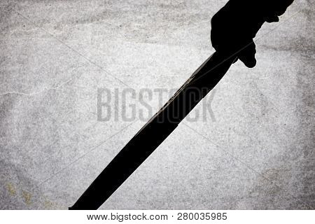 Classic Double-barrell Smooth-bore Hunting Rifle Isolated On White Background In Man Hand