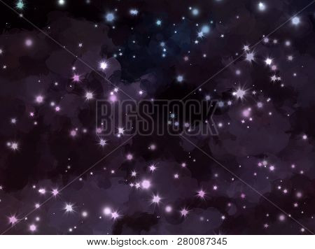 Violet Brush Strocke Background Abstract Dark Texture