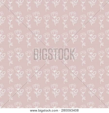 Hand Drawn Floral Seamless Pattern