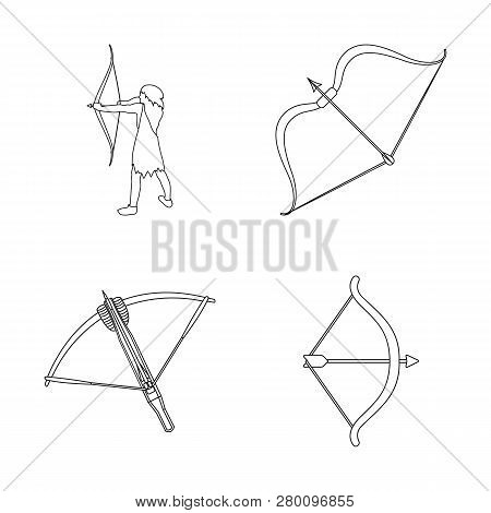 Isolated Object Of Hand And Tribal Logo. Set Of Hand And Nature Vector Icon For Stock.