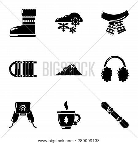 Hosiery Icons Set. Simple Set Of 9 Hosiery Icons For Web Isolated On White Background