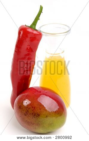 Mango, Chili And Orange Juice