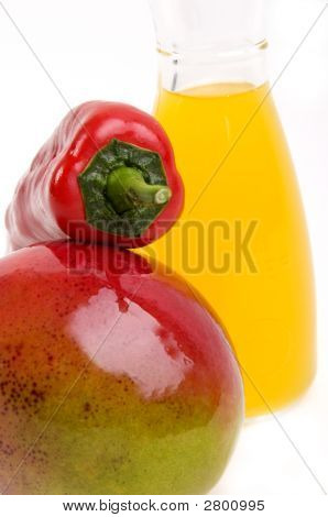 Mango, Chili And Orange Juice
