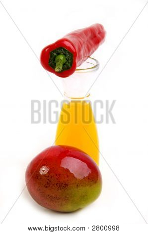 Mango, Chili And Orange Juice