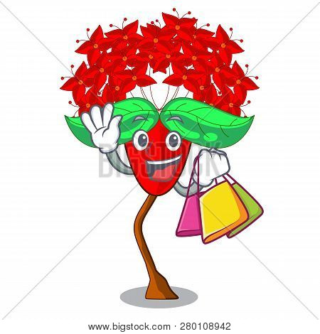 Shopping Ixora Flowers In Shape Of Mascot