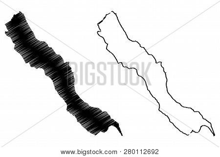 Sohag Governorate (governorates Of Egypt, Arab Republic Of Egypt) Map Vector Illustration, Scribble 