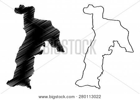 Abia State (subdivisions Of Nigeria, Federated State Of Nigeria) Map Vector Illustration, Scribble S