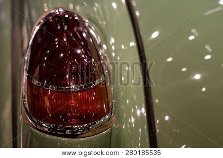 Taillight Of A Vintage Car - Opel