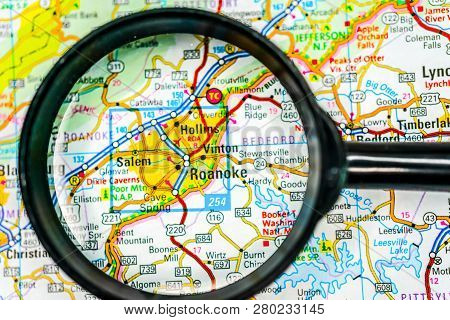 Roanoke On The Map, Atlases And City Guides
