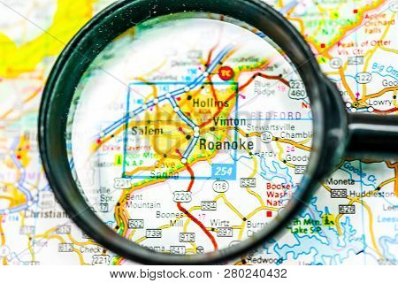 Roanoke On The Map, Atlases And City Guides