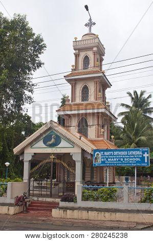 Port Blair, India - August 29: Orthodox Cathedral On August 29, 2011 In Port Blair, India. Othodox C