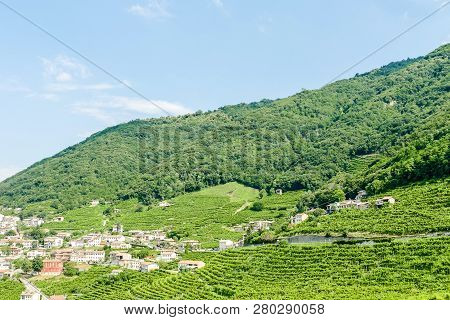 Village In The Mountains, Beautiful Photo Digital Picture