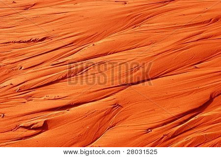 Bacrground vom Strand entfernt. nassen sand