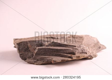 Close Up Photo Of Isolated Stone On White Background
