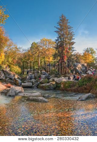 Autumn In Sofiyivka Park In Uman, Ukraine