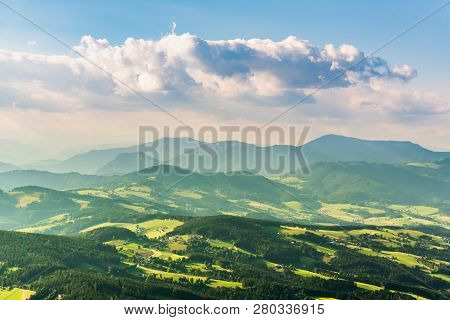 View From Shockl Mountain In Graz. Tourist Spot In Graz