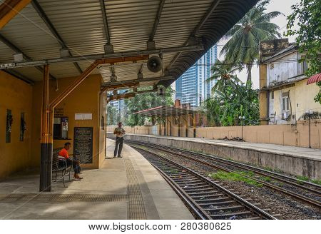 Railway Station In Colombo, Sri Lanka