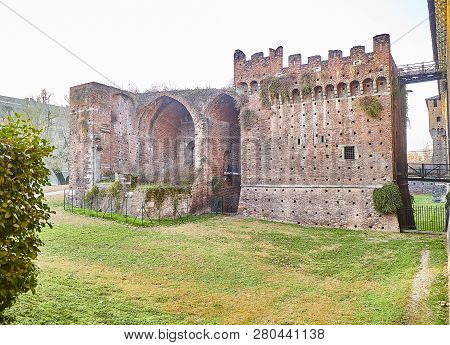 Former Ravelins Of One Of The Gates Of The Castello Sforzesco, Sforza Castle. Milan, Lombardy, Italy