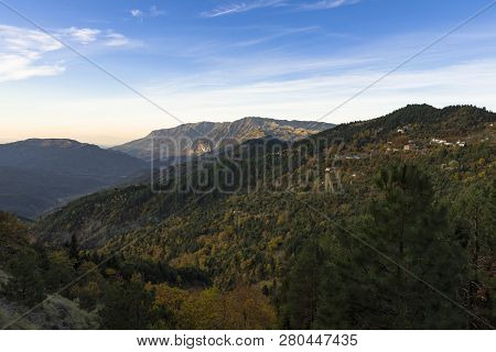 The National Park Of Tzoumerka,peristeri & Arachthos Gorge,is An Open Land Area Of About 820 Km2,loc