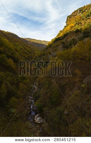 The National Park Of Tzoumerka,peristeri & Arachthos Gorge,is An Open Land Area Of About 820 Km2,loc