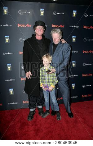 LOS ANGELES - JAN 22:  Jake Busey , Luke Sampson Busey, Gary Busey at the 