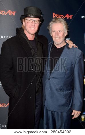 LOS ANGELES - JAN 22:  Jake Busey, Gary Busey at the 