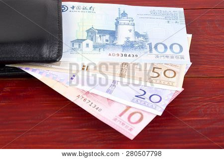 Money From Macau In The Black Wallet