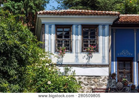 Plovdiv, Bulgaria - July 5, 2018:  Museum Hindliyan House In Architectural And Historical Reserve Th