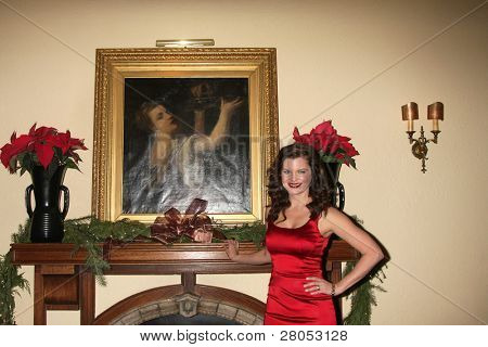 LOS ANGELES - DEC 17: Heather Tom på 2011 Tom / Achor årlige julefrokost i Private hjem på