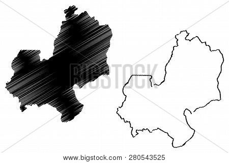 Edo State (subdivisions Of Nigeria, Federated State Of Nigeria) Map Vector Illustration, Scribble Sk