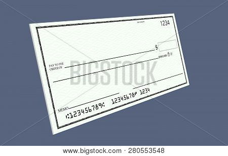 Personal Bank Checks From An Individual Checking Account Is Pictured Here.