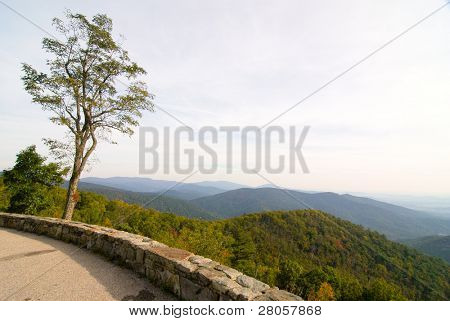 Skyline drive vägg