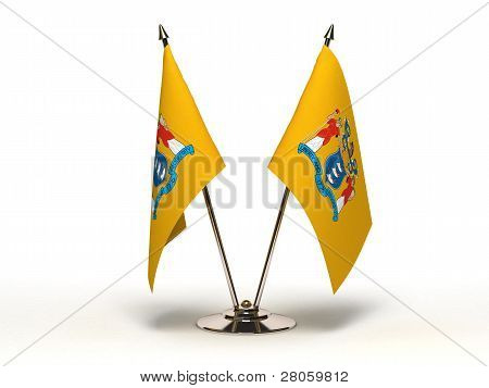 Miniature Flag i New Jersey (isoleret)